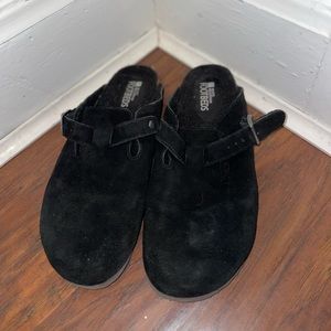 Black slip ons